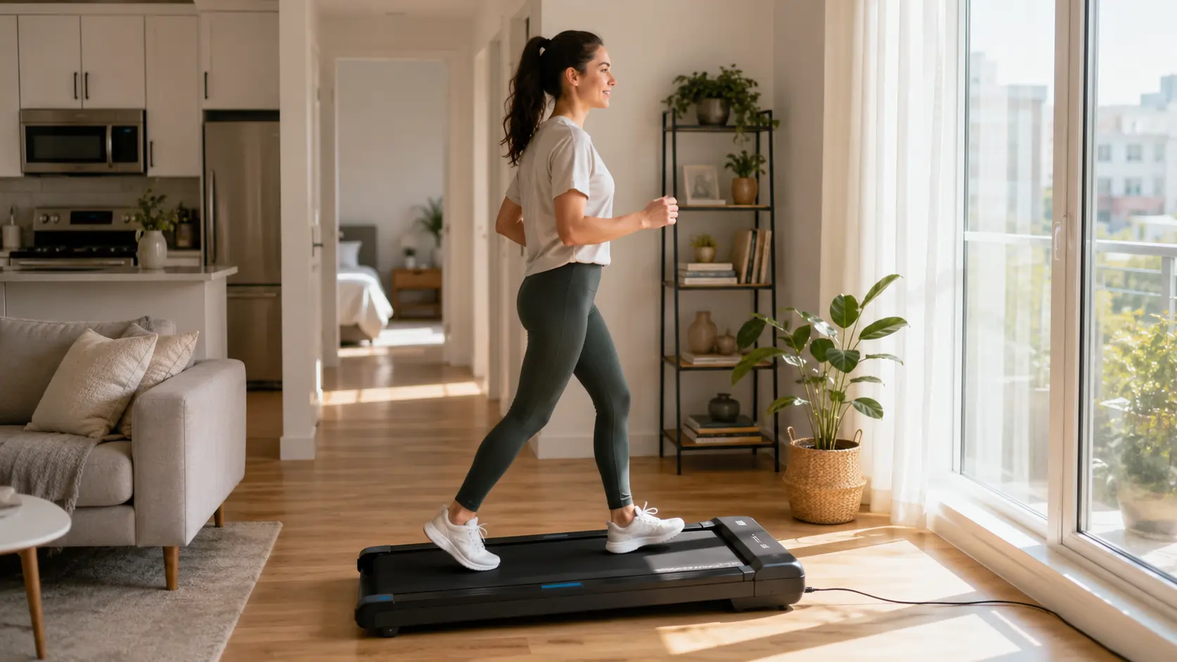 cardio maison avec appareil fitness en appartement